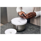 Zwilling Fresh & Save BOWLS Starterset, pompa sottovuoto, 2 ciotole in acciaio inox / M/L bianco-acciaio, buste per sottovuoto, 9 pezzi. 1031015