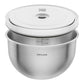 Zwilling Fresh & Save BOWLS Starterset, pompa sottovuoto, 2 ciotole in acciaio inox / M/L bianco-acciaio, buste per sottovuoto, 9 pezzi. 1031015