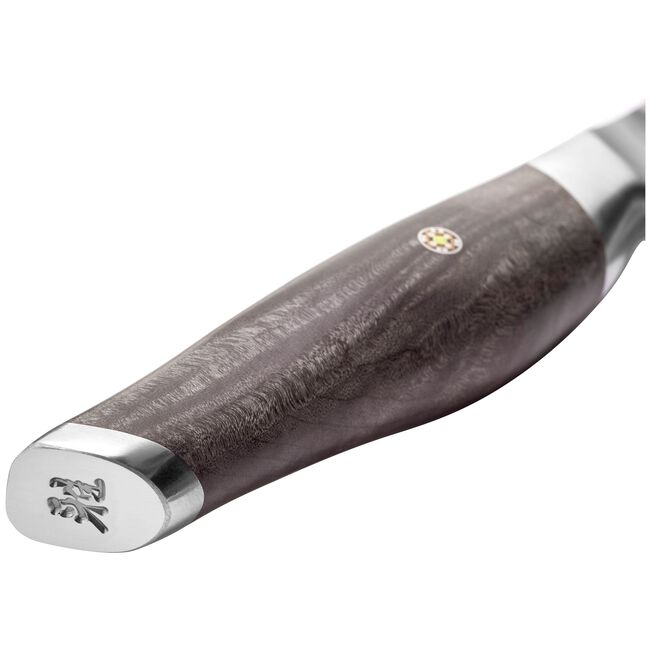 MIYABI IKI Coltello Damascato 49 strati Santoku liscio 18 cm (66 HRC) marrone-nero 1033755