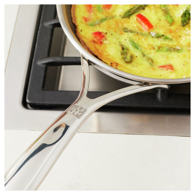 Zwilling Peak Padella - 20 cm, 18/10 acciaio inossidabile, Ceraforce HyCoat senza PFAS/PFOA