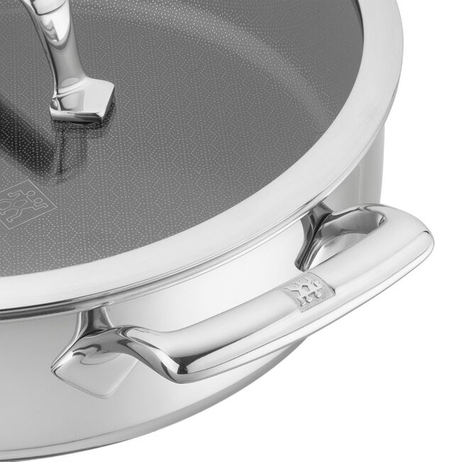 Zwilling Peak Tegame con Coperchio 26 cm – Acciaio Inox 18/10, CeraForce HyCoat, Induzione 1034500