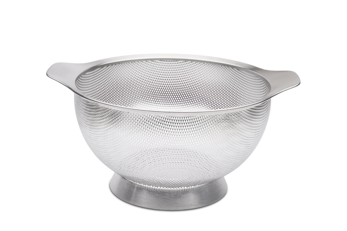 Scolapasta Karl Weis in acciaio inox satinato Ø 26 cm con base e maniglie