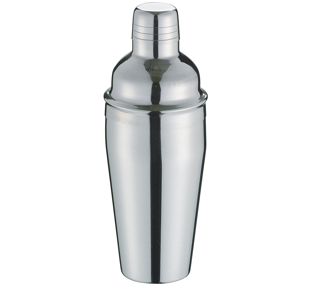 Cilio Set da barman da 5 pezzi shaker in acciaio inox lucido