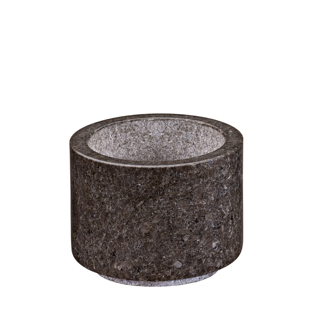 Cilio mortaio Saturn in granito con pestello e base in faggio Ø 14 cm