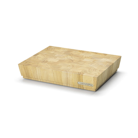 Continenta Tagliere/ceppo rettangolare in legno massello alto cm 40x30x7,5 - 5260677