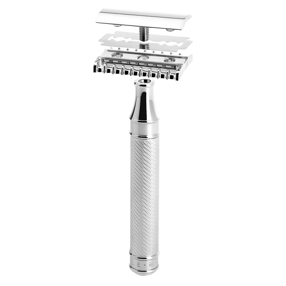 Mühle R41 Grande rasoio di sicurezza a pettine aperto cromato