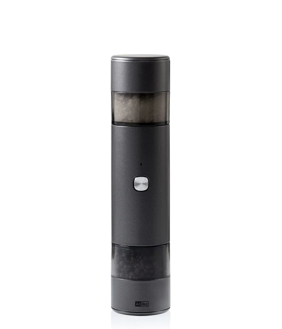 AdHoc Macina doppia elettrica ricaricabile in ceramica sale e pepe i.Mill Duo ricaricabie grigio scuro EP143