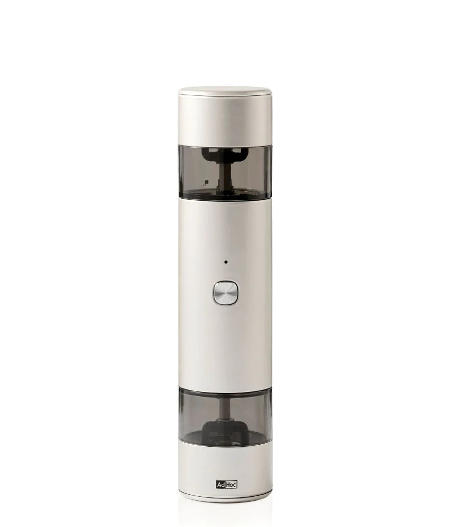 AdHoc Macina doppia elettrica sale e pepe i.Mill Duo ricaricable grigio chiaro EP144