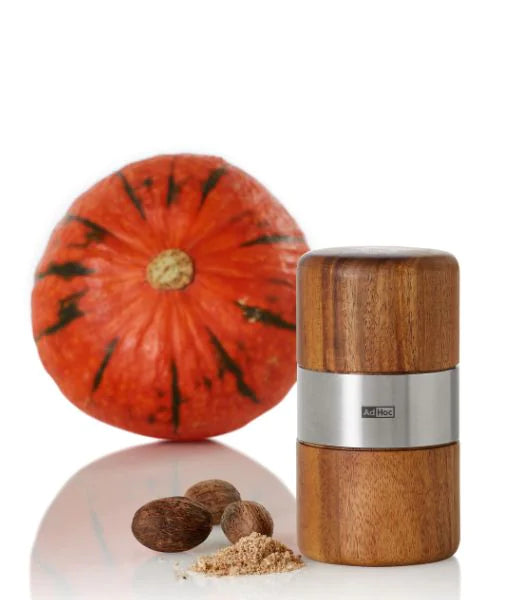 AdHoc Macina noce moscata "Muskato" legno di acacia e acciaio inox cm Ø6x11,3