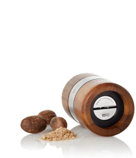 AdHoc Macina noce moscata "Muskato" legno di acacia e acciaio inox cm Ø6x11,3