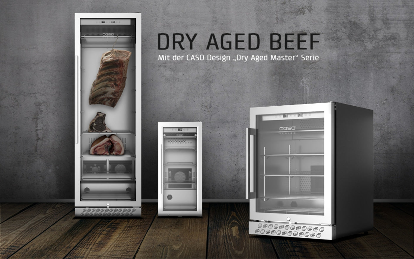 Armadio per Frollatura Carne Caso con tecnologia a compressore DryAged Master Pro 380 litri