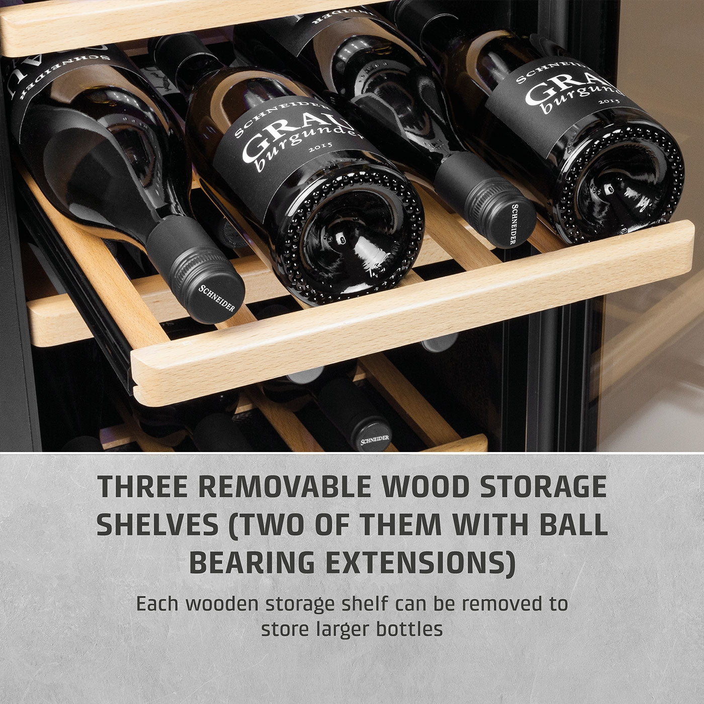 Cantinetta frigo di design massimo di 12 bottiglie 1 zona di temperatura Caso WineExclusive 12