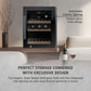Cantinetta frigo di design massimo di 12 bottiglie 1 zona di temperatura Caso WineExclusive 12