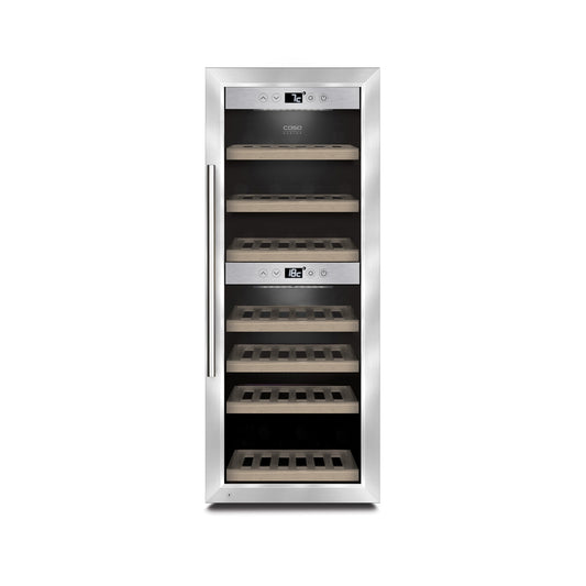 Caso Cantinetta frigo di design massimo 38 bottiglie, 2 zone di temperatura WineComfort 380 Smart