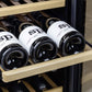 Caso Cantinetta frigo di design massimo 38 bottiglie, 2 zone di temperatura WineComfort 380 Smart