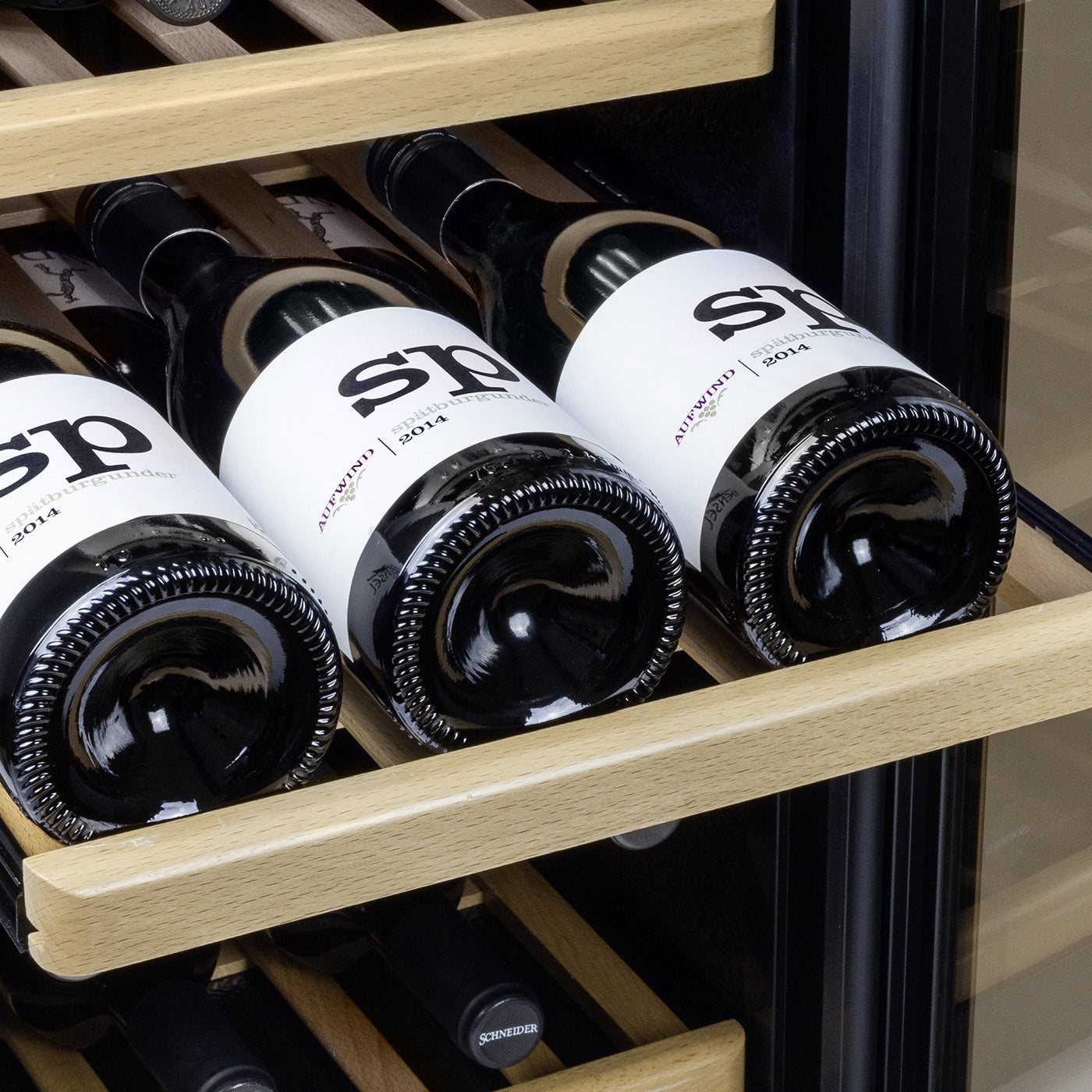 Caso Cantinetta frigo di design massimo 38 bottiglie, 2 zone di temperatura WineComfort 380 Smart