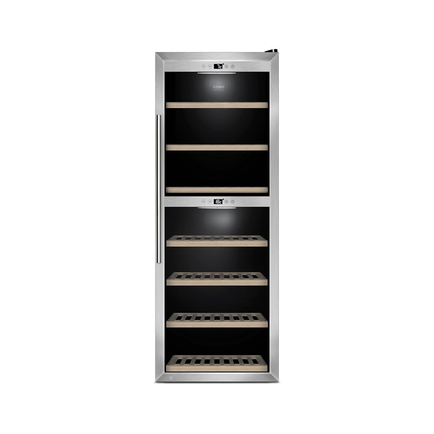 Caso Cantinetta frigo di design massimo 126 bottiglie 2 zone di temperatura WineComfort 1260 Smart