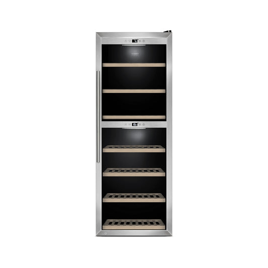 Caso Cantinetta frigo di design massimo 126 bottiglie 2 zone di temperatura WineComfort 1260 Smart