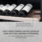 Caso Cantinetta frigo di design massimo 180 bottiglie 2 zone di temperatura WineExclusive 180 Falstaff
