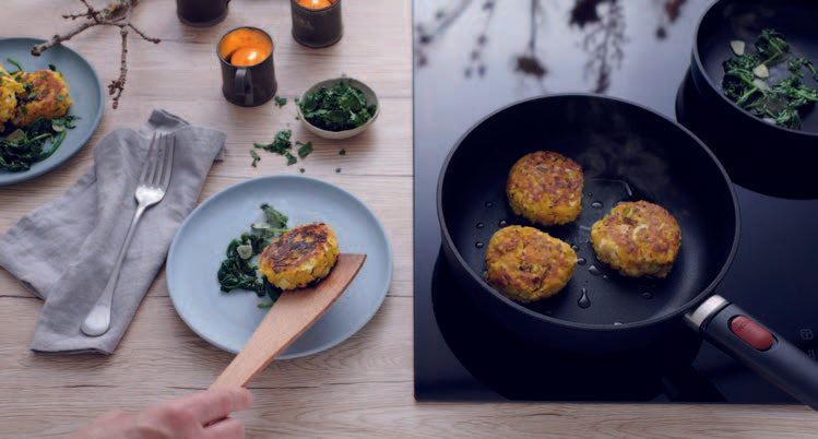 Woll Set tre padelle Eco Lite QXR Pfass-free cm 20-24-28 antiaderente salvaspazio made in Germany