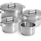 Woll Set da 7 pezzi in acciaio inox diametro 20 cm, 24 cm, 18 cm, 16 cm, litri 5,7 l, 1,8 l, 2,6 l, 3,5 l