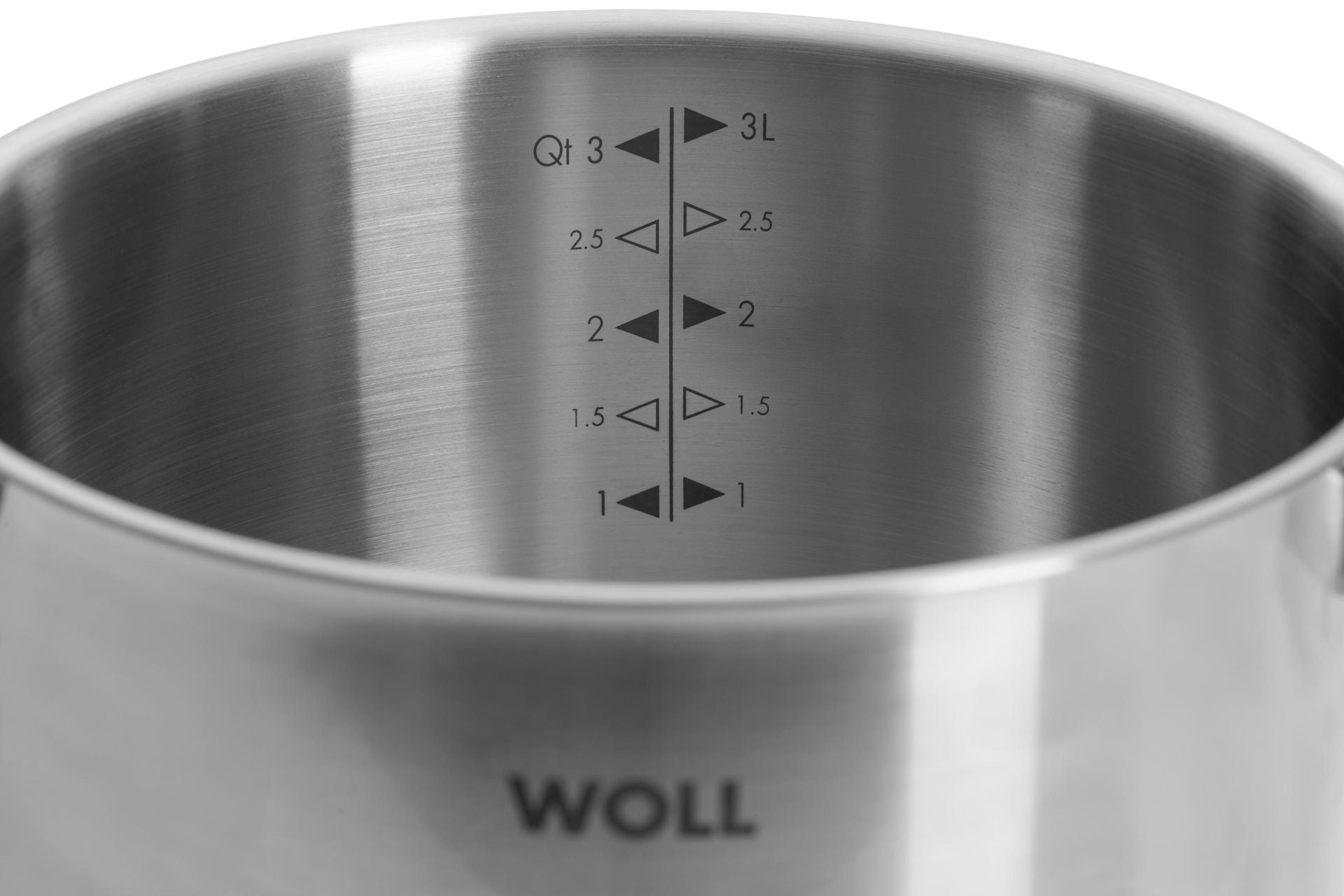 Woll Set da 7 pezzi in acciaio inox diametro 20 cm, 24 cm, 18 cm, 16 cm, litri 5,7 l, 1,8 l, 2,6 l, 3,5 l