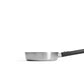 Woll Logic Steel Padella bassa Ø 20 senza PFAS acciaio inox 18/10 manico rimovibile salva spazio