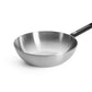 Woll Logic Steel Wok Ø 30 cm senza PFAS acciaio inox 18/10 manico rimovibile salva spazio