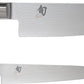 Kai Shun Set di due coltelli damascati DMS220, il coltello universale DM-0701, e il coltello trinciante da cuoco DM-0706