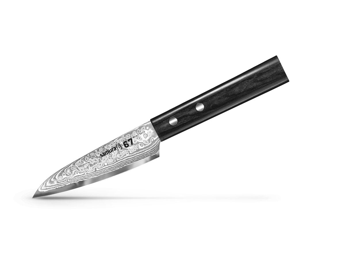 Samura coltello damascato 67 strati spelucchino cm.9,8  SD67-0010M