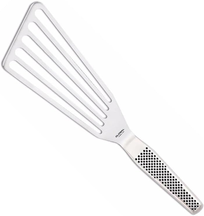 Global GS-27 Spatola Flessibile perforata a ventaglio, GS-27cm 27,5