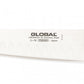 Global Coltello da cucina con lama alveolata G-78 cm 18/30,5