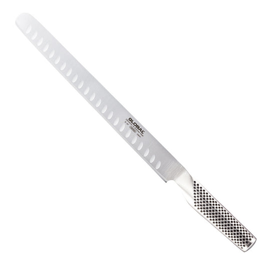 Global Coltello salmone/prosciutto con lama alveoalta G-87 cm 27