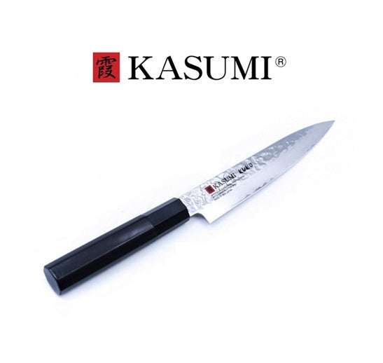 Kasumi Coltello Utility Kuro damasco martellato 15 cm K32015