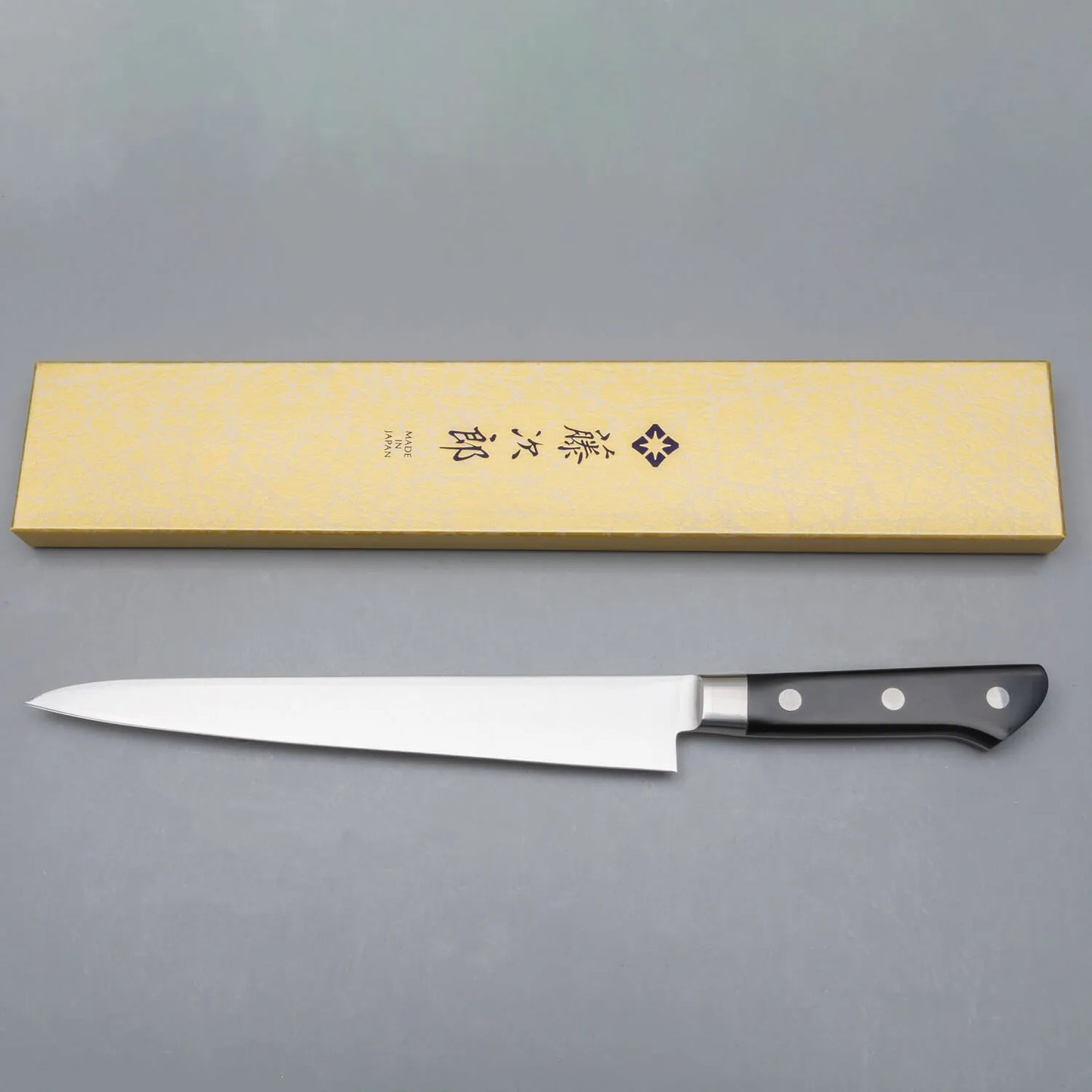 TOJIRO CLASSIC DP3 yanagiba sushi sashimi damascato cm 24 Acciaio tre strati VG10