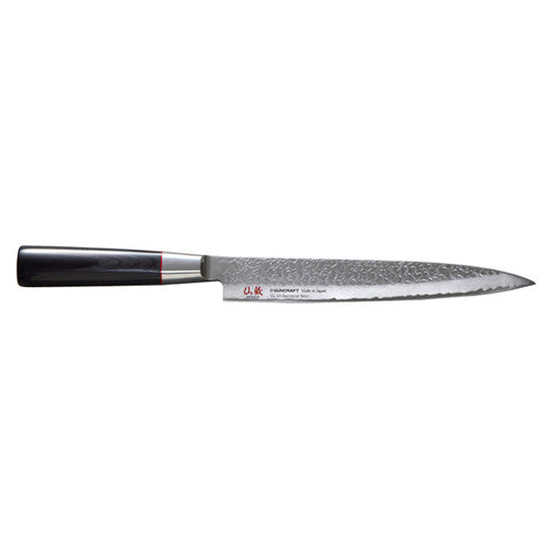 Suncraft Coltello Classico Yanagiba per sashimi sushi martellato damascato 21cm VG10