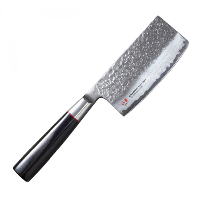 Suncraft SENZO Classic coltello Usuba verdure VG-10 10cm Damascato martellato 22 Strati SZ-08