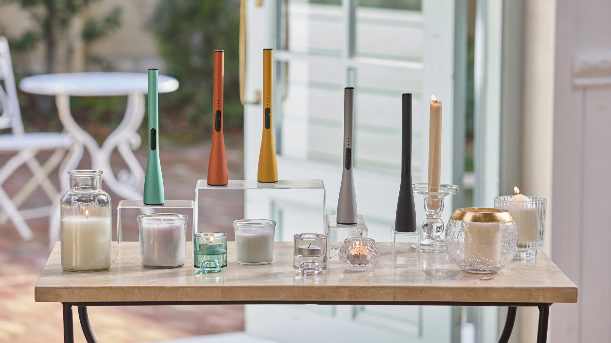 Accendino candele "Arc - Candle Wand by Guido Venturini" pepe nero, Elettrico USB – Ricaricabile, Sicuro, Senza Fiamma cm Ø3,5x23