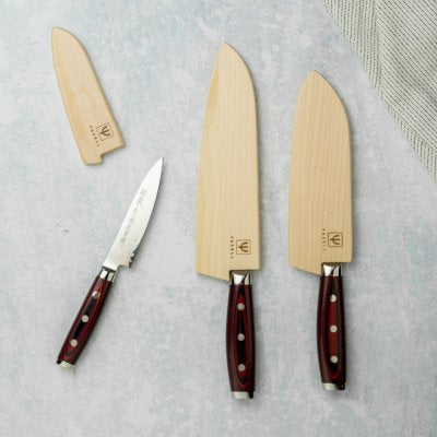 Yaxell Custodia in legno d'acero da coltelli cuoco lunghezza lama 20 cm