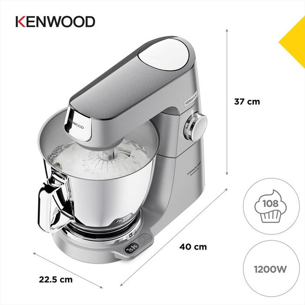 Kenwood Titanium Chef Baker XL Silver KVL85.124SI + accessori e buono acquisto