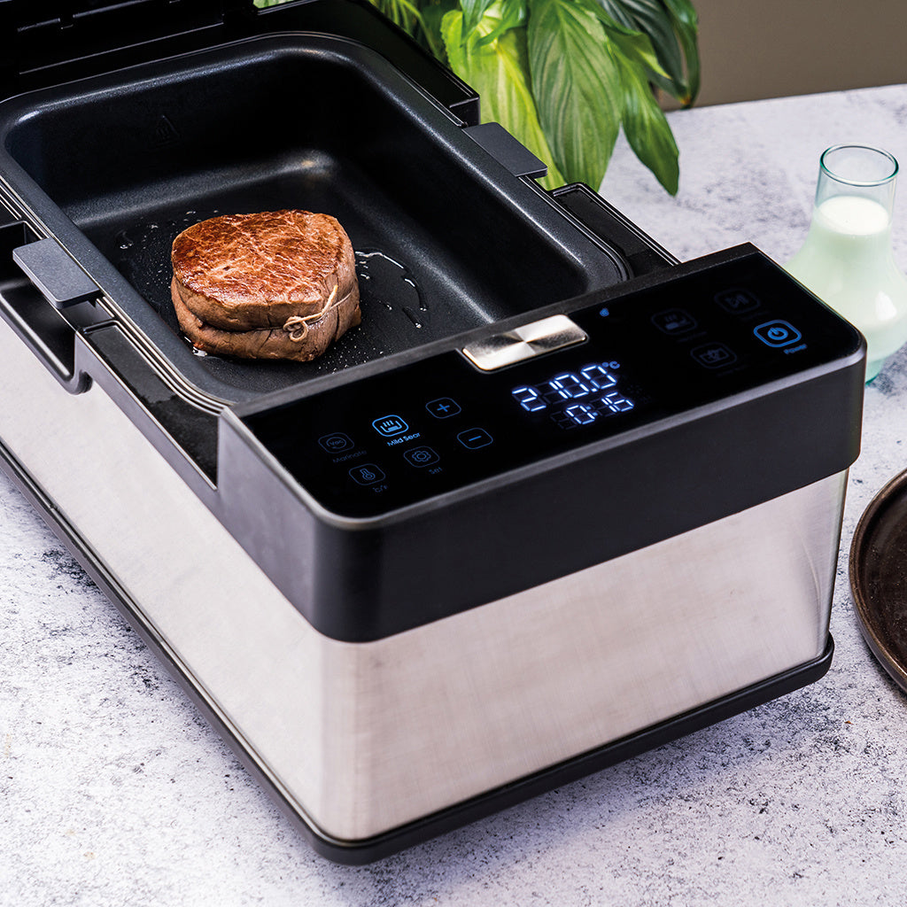 Neovide cuoci Sous Vide NSV100 nuovo forno per cottura a bassa temperatura sottovuoto senza sacchetti e senza acqua 3Lt