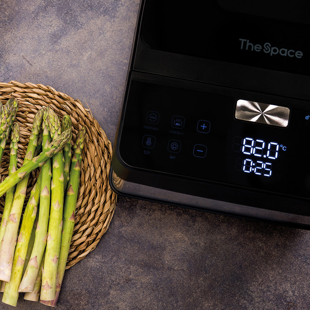 The Space Neovide Sous Vide Cooker, The Space NSV100 - Waterless, Bagless, With Built-in Probe, Preserved Flavor, Shape And Texture