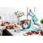 KitchenAid Planetaria Artisan con testa reclinabile 4,8L Blu Ghiaccio + Accessori
