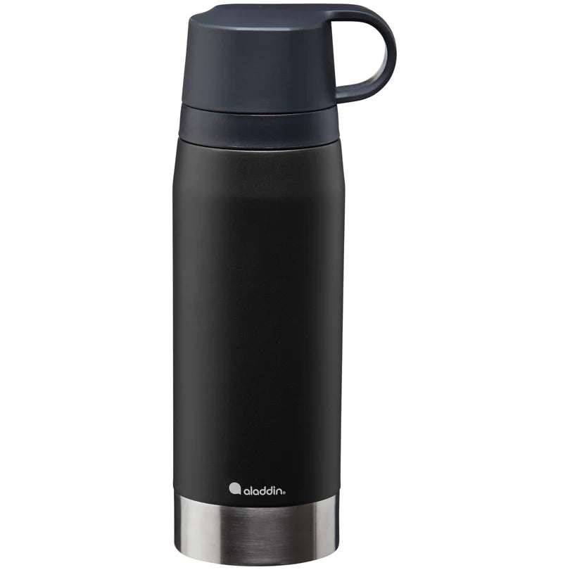 Aladin Caraffa termica CityPark nera bicchiere freddo e caldo 25 ore