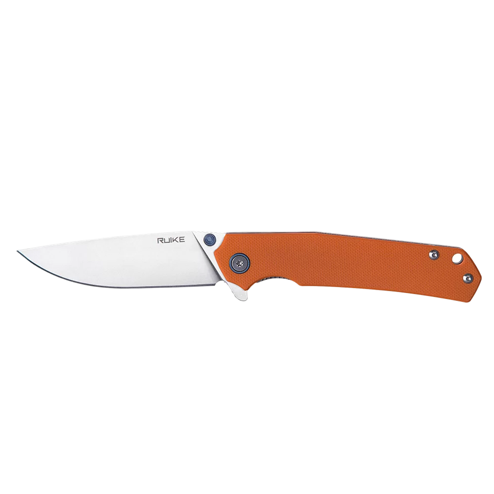 RUIKE P801J Coltello serramanico con blocco lama Manici G10 arancione