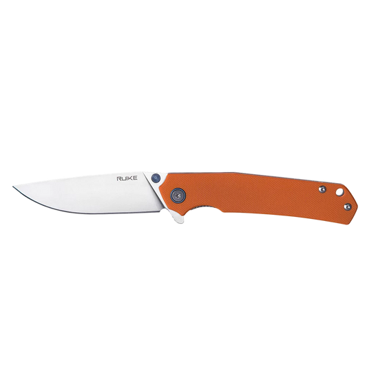 RUIKE P801J Coltello serramanico con blocco lama Manici G10 arancione