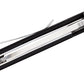 QSP coltello serramanico lama 82 mm in D2 impugnatura G10 nero G-10 QS102-A