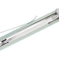 QSP coltello serramanico Parrot lama 82 mm in D2 impugnatura in G-10 QS102-C giada