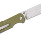 QSP coltello serramanico lama 82 mm in acciaio D2 manico micarta QS102-A