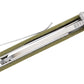 QSP coltello serramanico lama 82 mm in acciaio D2 manico micarta QS102-A